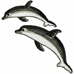 Fishes Embroidery Design 11